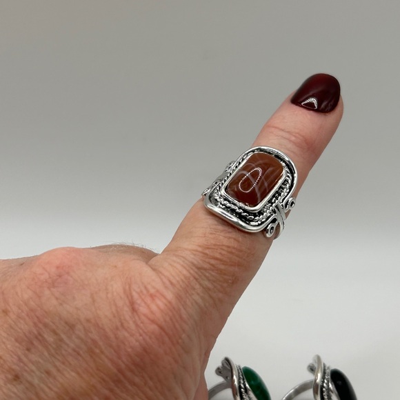 Silver & Stone Rings - Picture 14 of 15